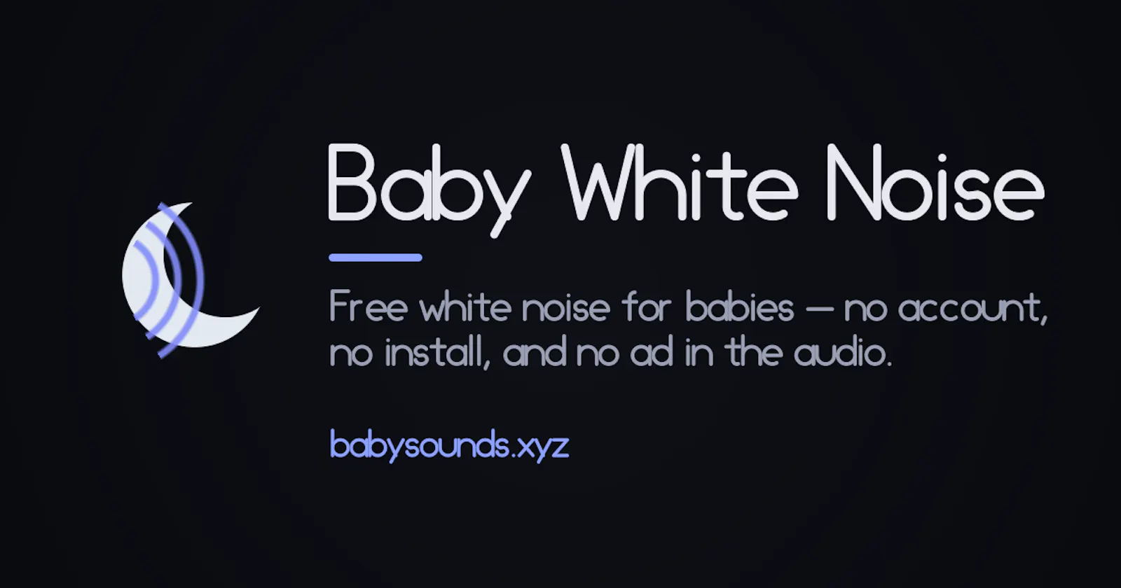 Baby White Noise screenshot 1