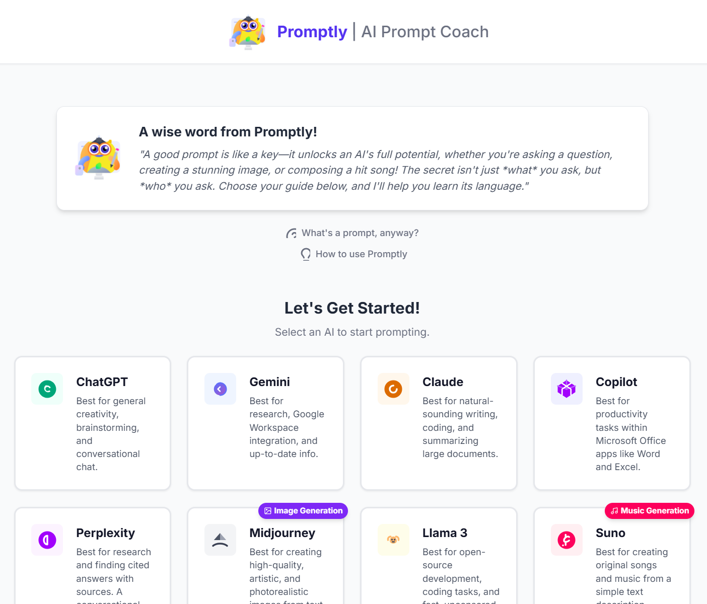 Promptly AI Prompt Coach gallery image