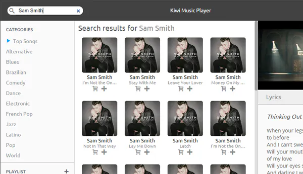 Kiwi Music Player