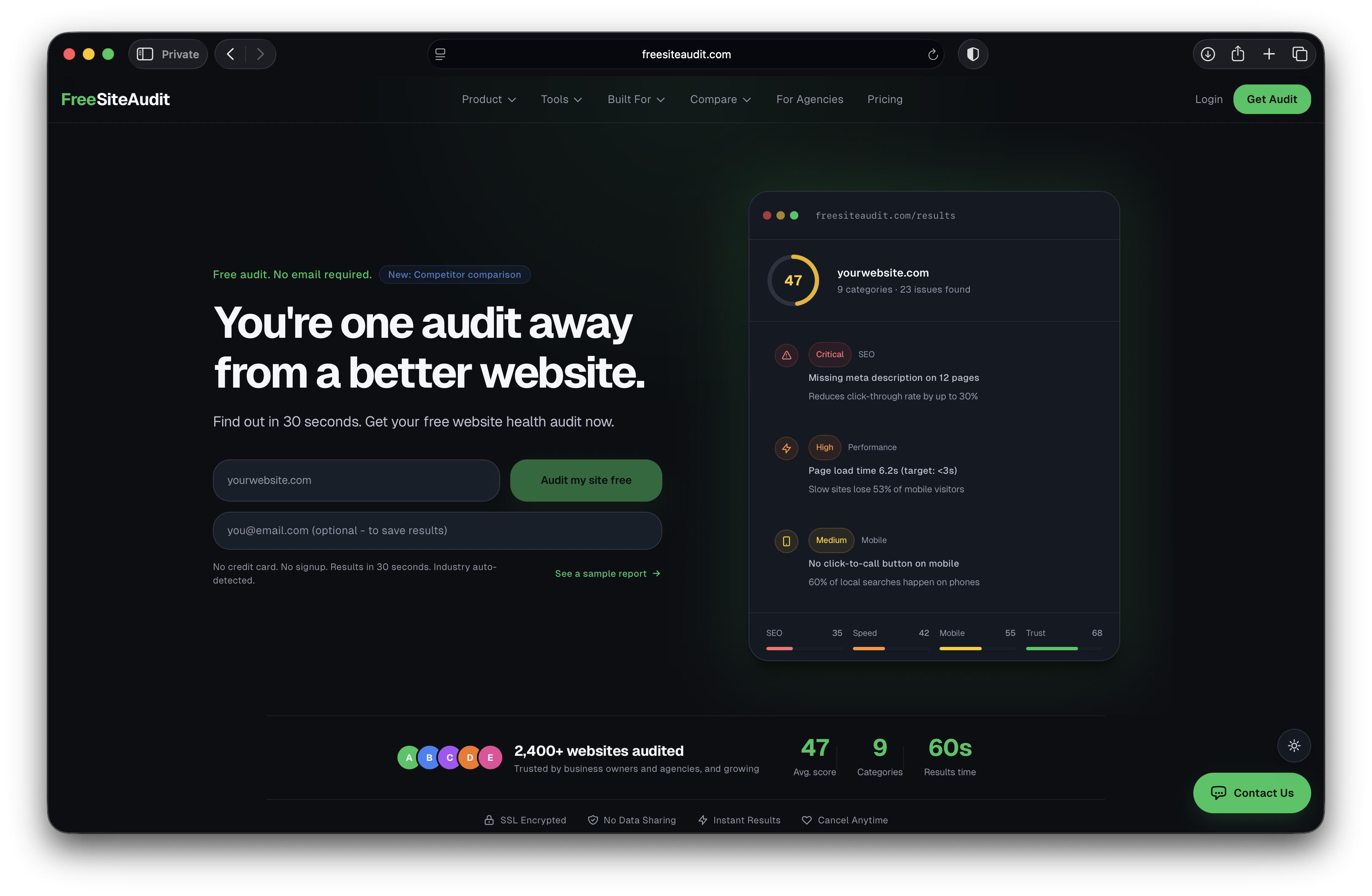 Free Site Audit gallery image