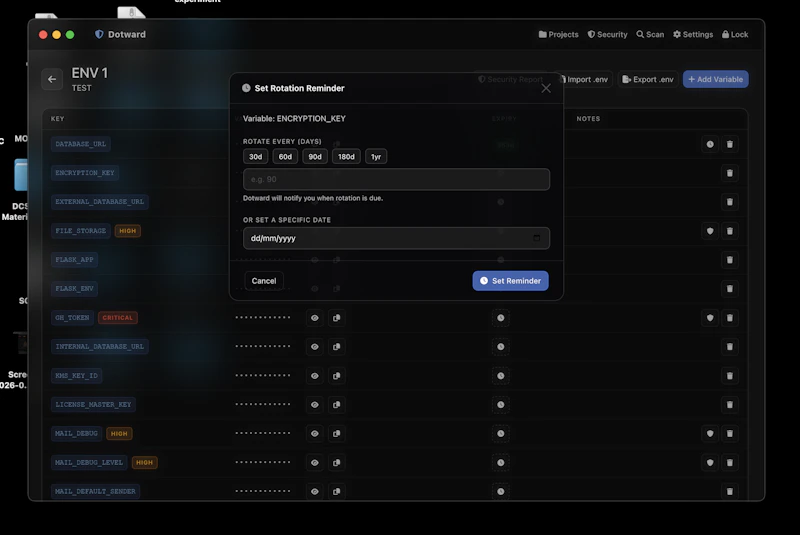 Dotward v1.8 screenshot 2