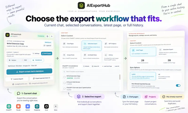 AI Exporter Hub screenshot 6