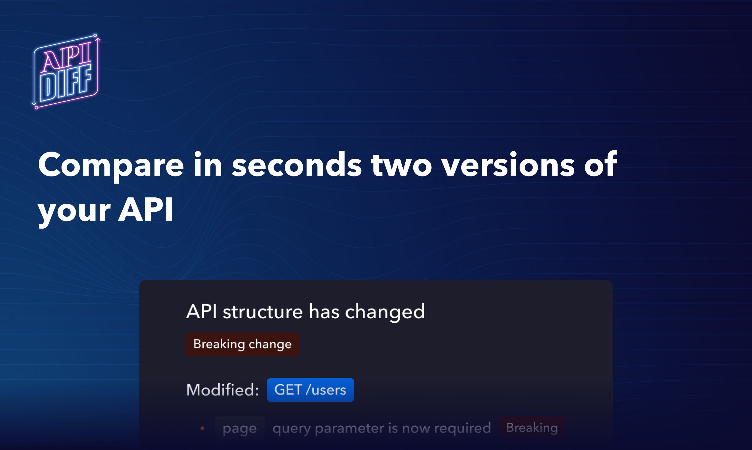 API Diff media 1