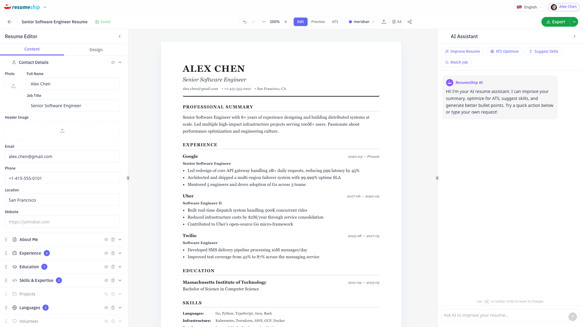 ResumeShip gallery image