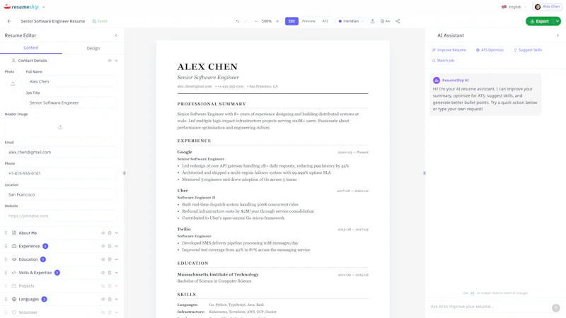 ResumeShip screenshot 3