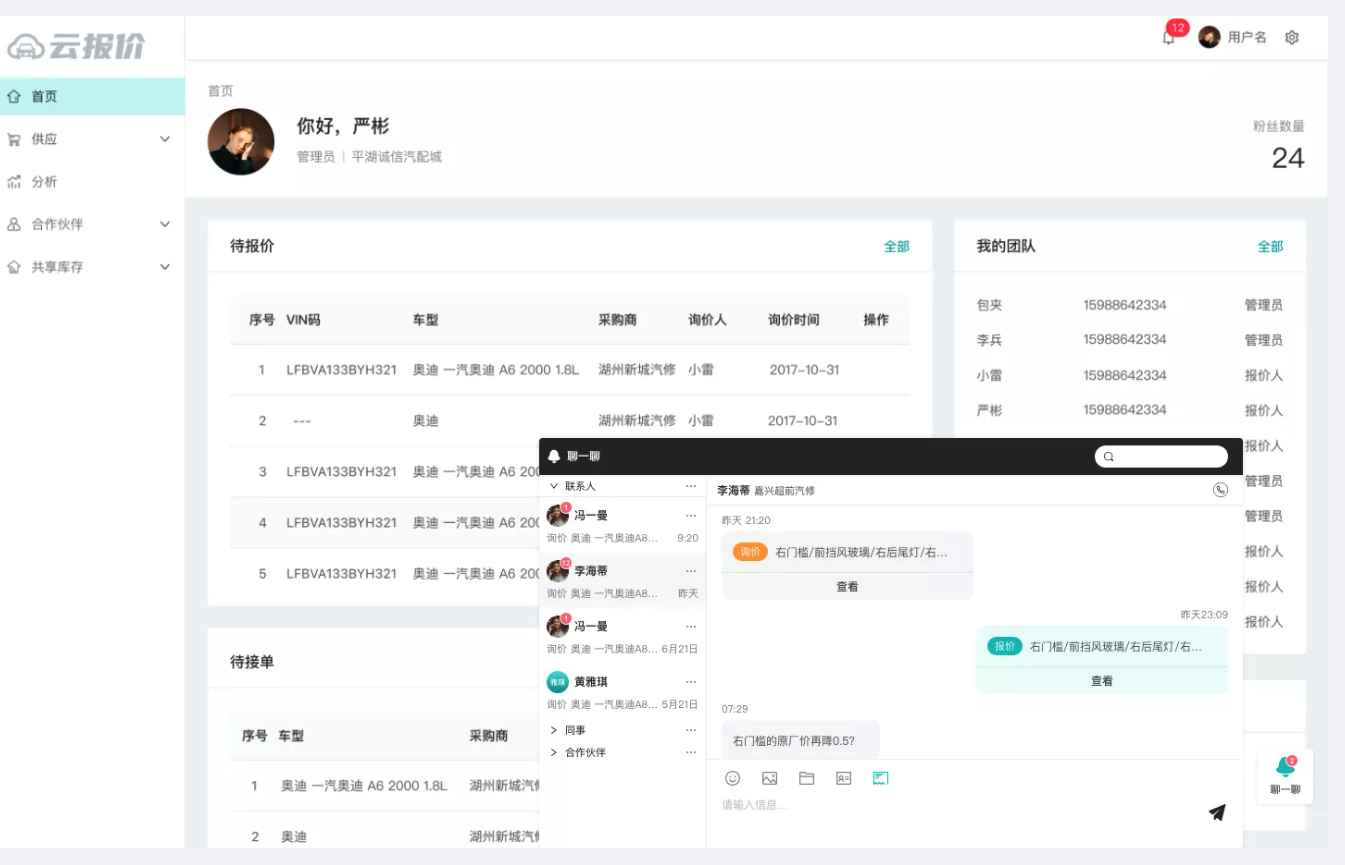 Auto parts supply gallery image