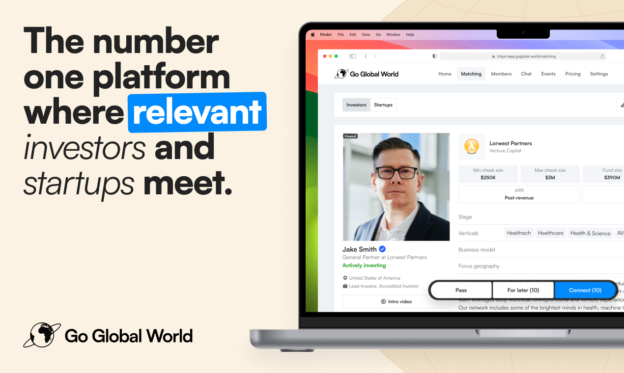startuptile Go Global World 2.0-If PitchBook and Tinder had a baby