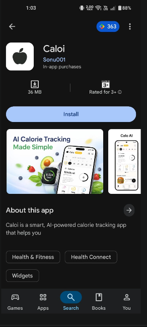 Caloi – AI Nutrition Coach . gallery image