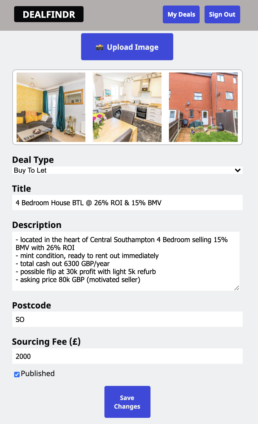 Dealfindr gallery image