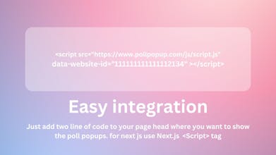 Poll Popup gallery image