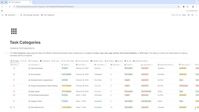 Notion Task Manager Template gallery image