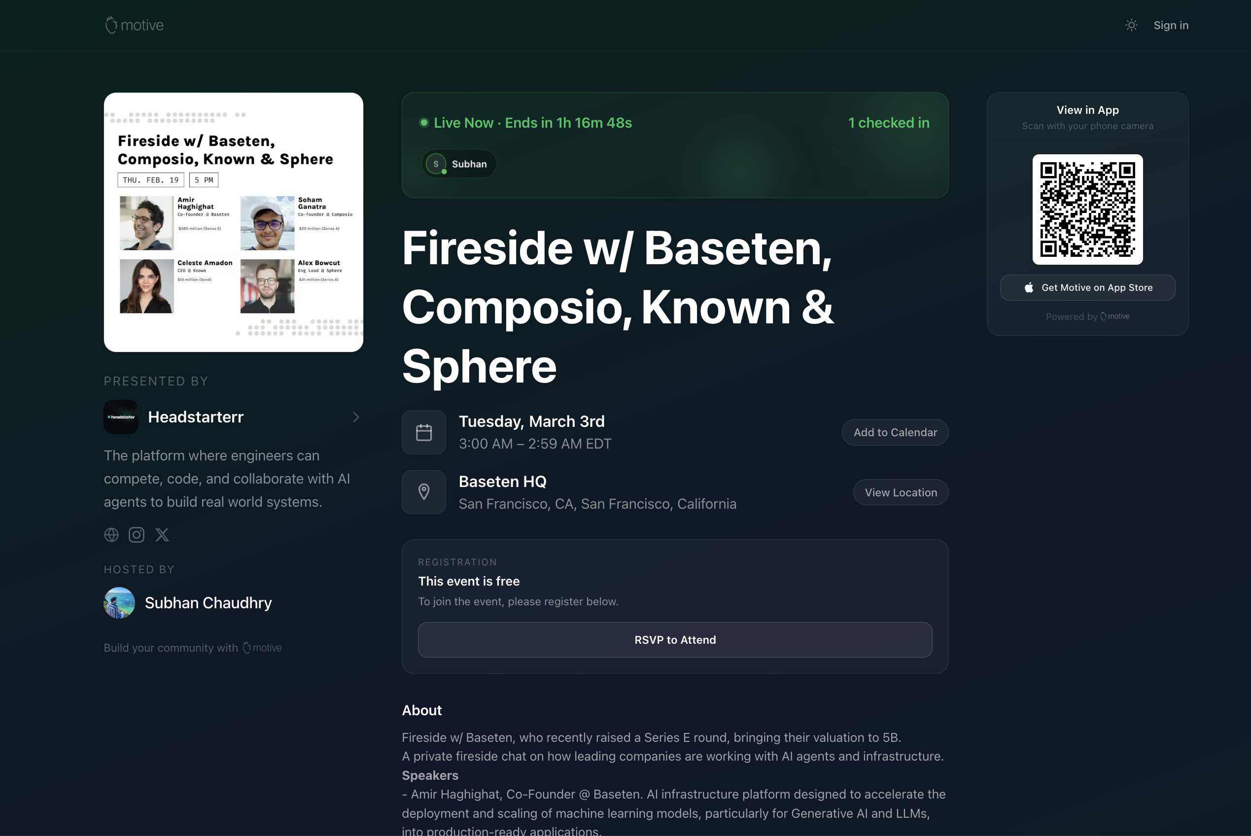 Motive - Own your community, not rent it - Screenshot 2 showing product features and functionality