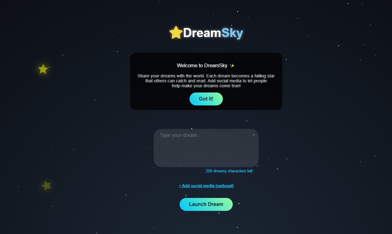 Dreamsky - Fai un sogno e lascialo cadere come una stella cadente media 1