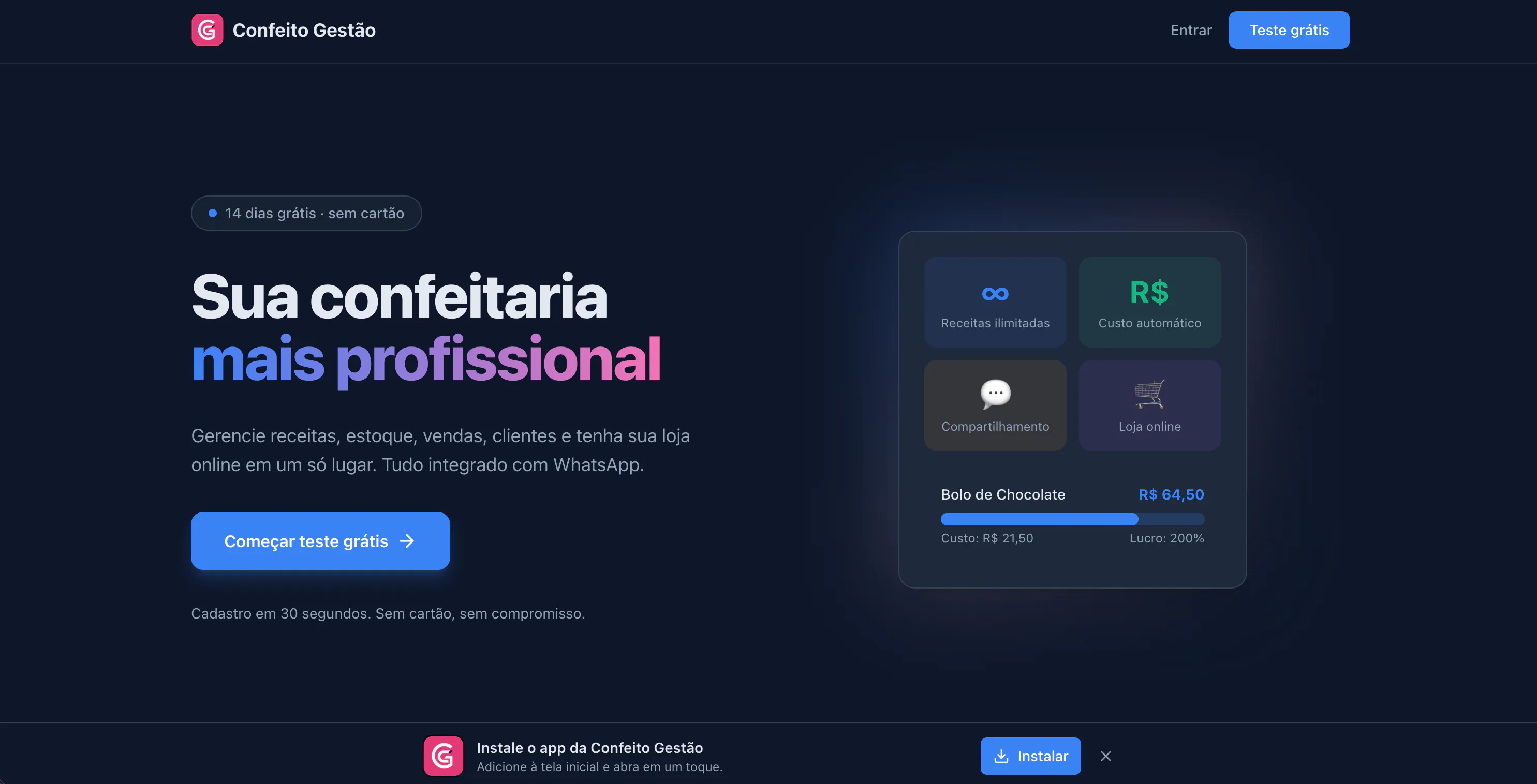 Confeito Gestão screenshot