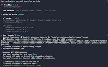 DressClaw—The Outfit Standard 4 OpenClaw gallery image