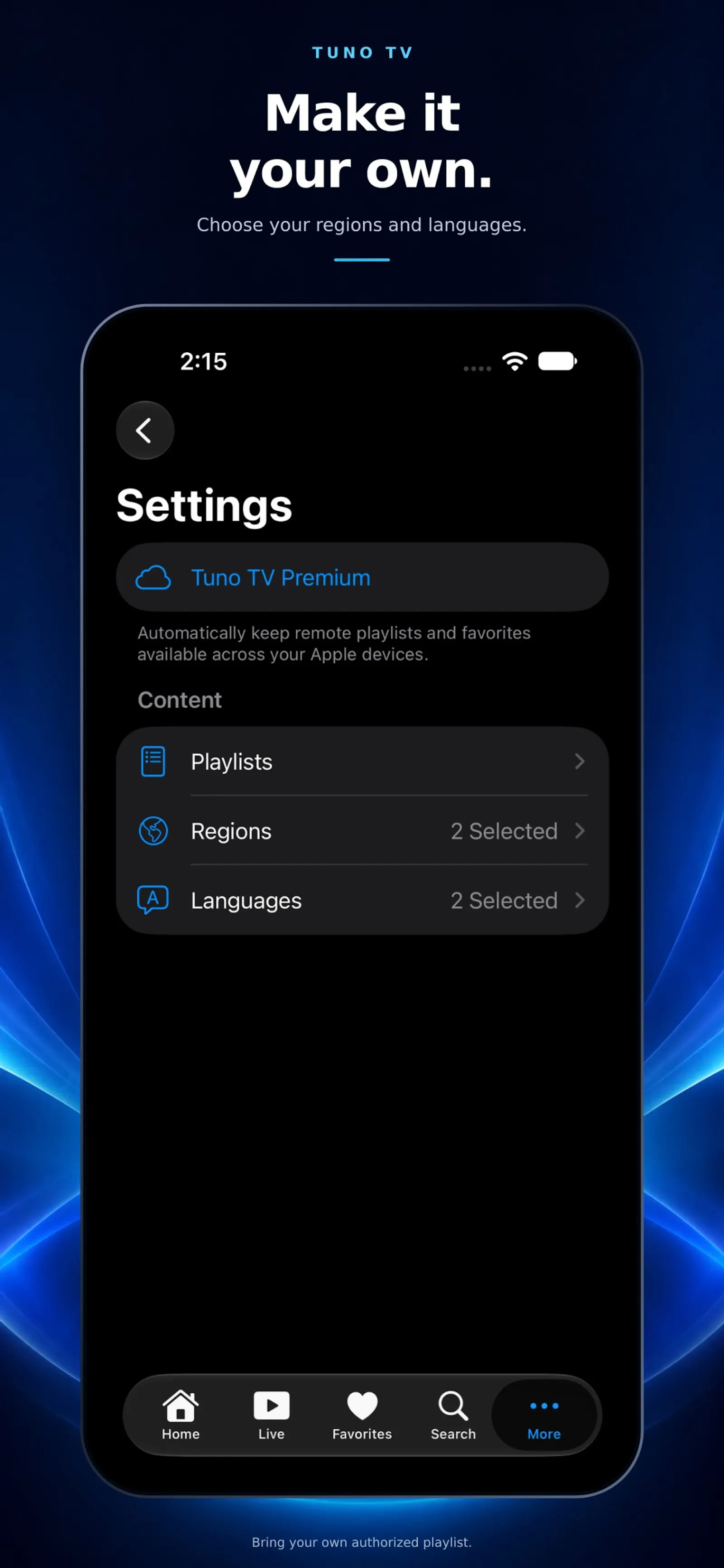 Tuno TV: IPTV Player screenshot 6