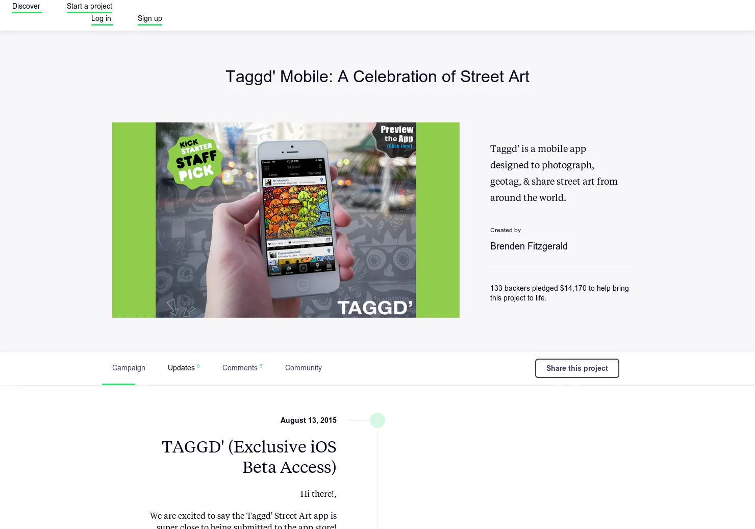 Taggd' Mobile