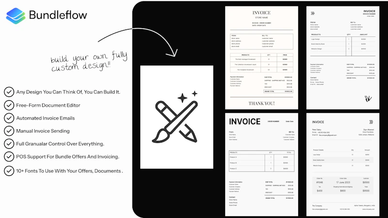 Bundleflow: bundling & Invoicing screenshot 1