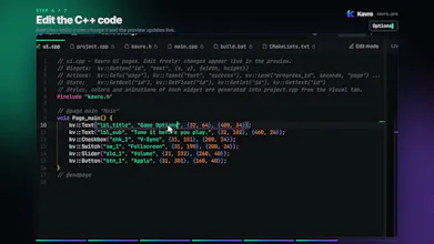 Kavro — Visual Dear ImGui Designer gallery image