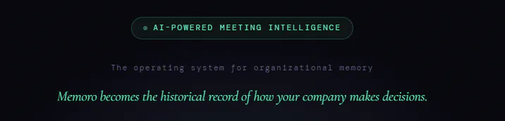 Memoro — Every Meeting Makes You Smarter gallery image