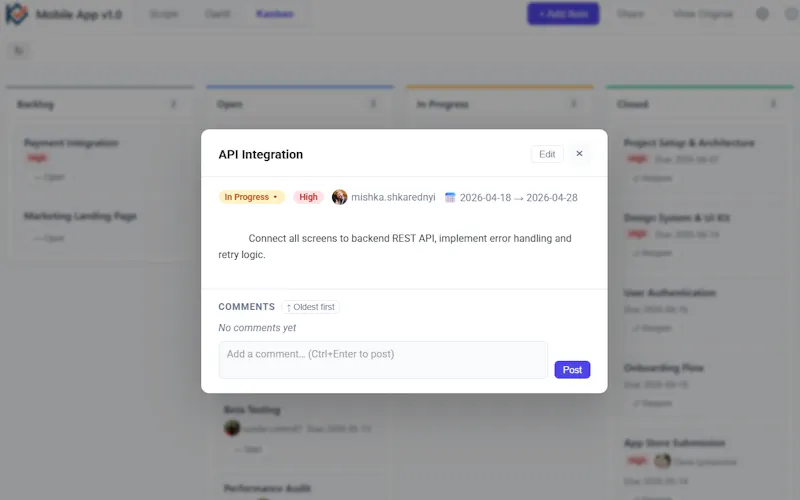 KISS Tracker screenshot 4