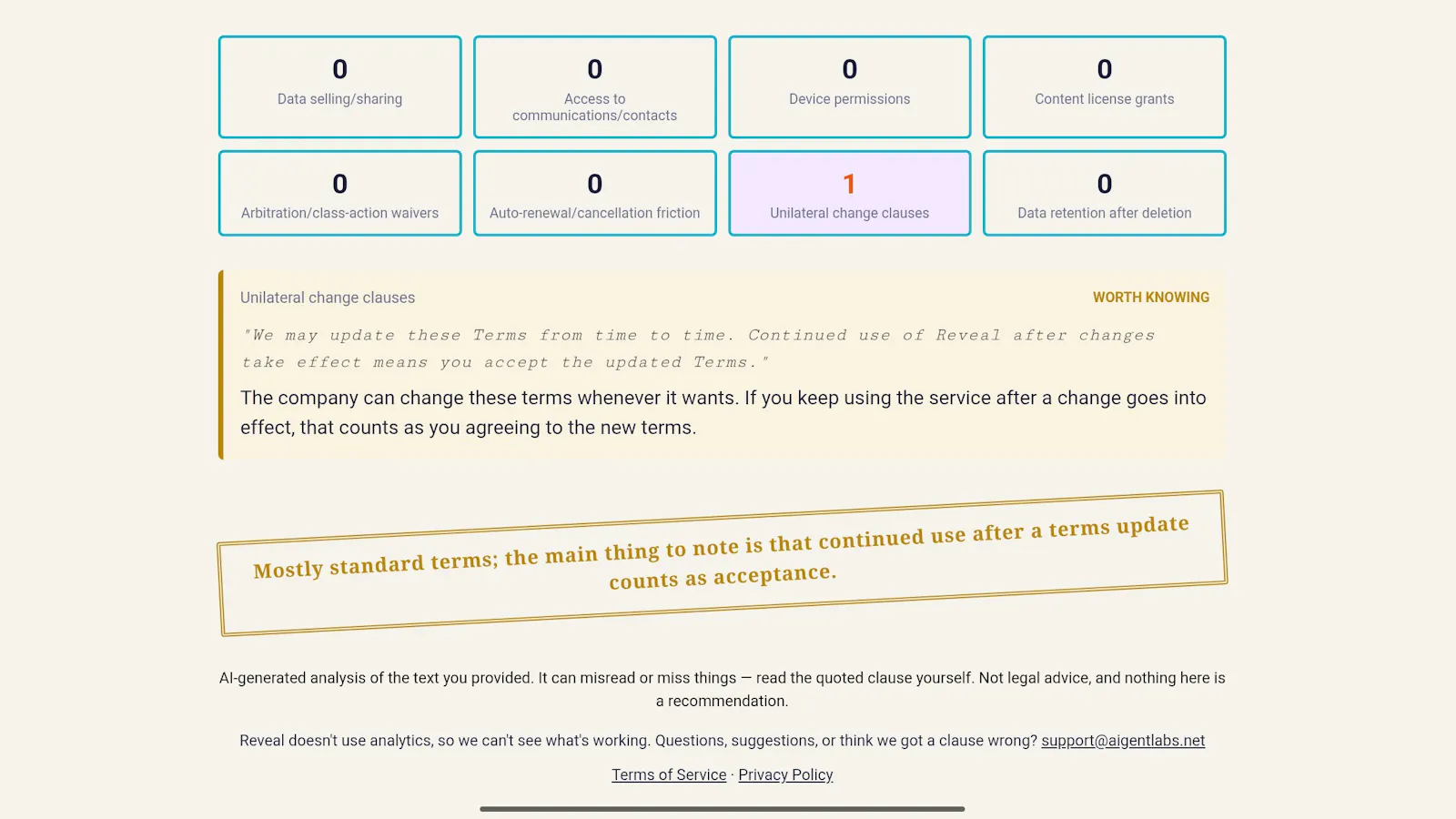 Reveal — Policy Analyzer w/Summary screenshot 4