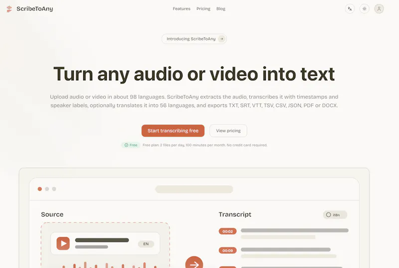 ScribeToAny screenshot 4