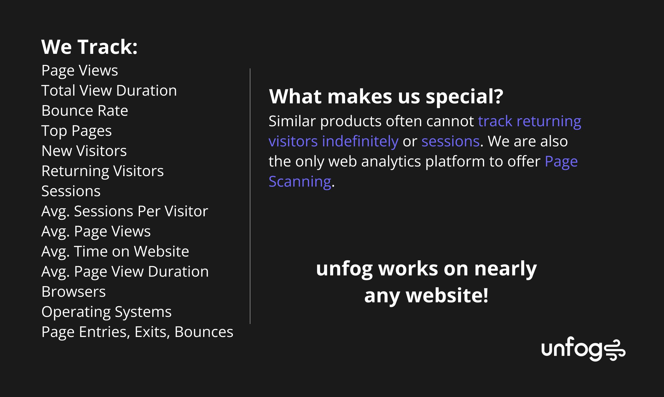 untog Analytics - 통찰력있는 웹 사이트 메트릭 및 분석 미디어 4