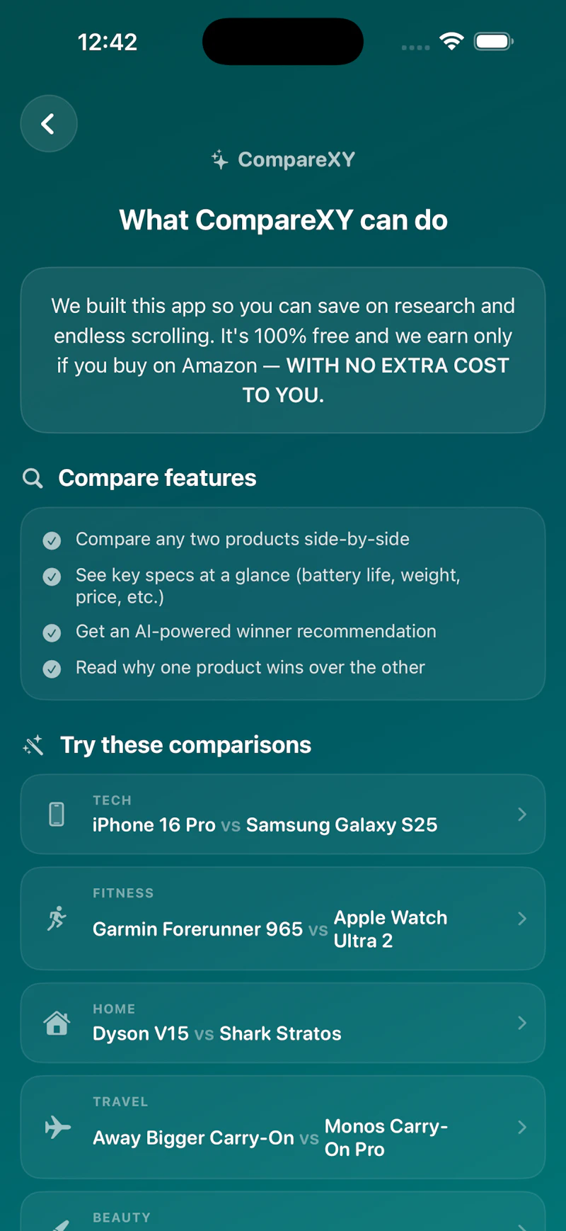 CompareXY screenshot 2