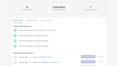 Milestone Motivator Shopify App gallery image