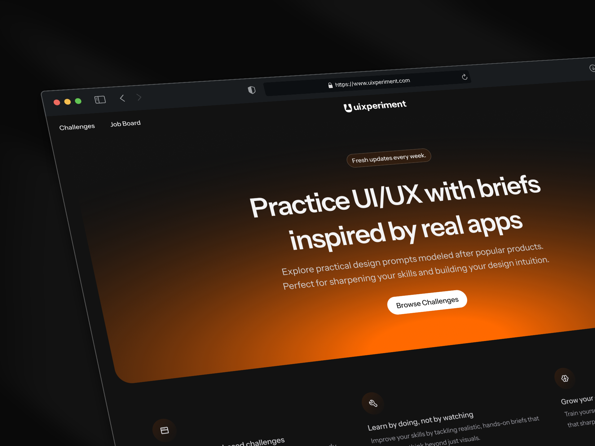 uixperiment - 练习UI/UX，其启发的简介。媒体2