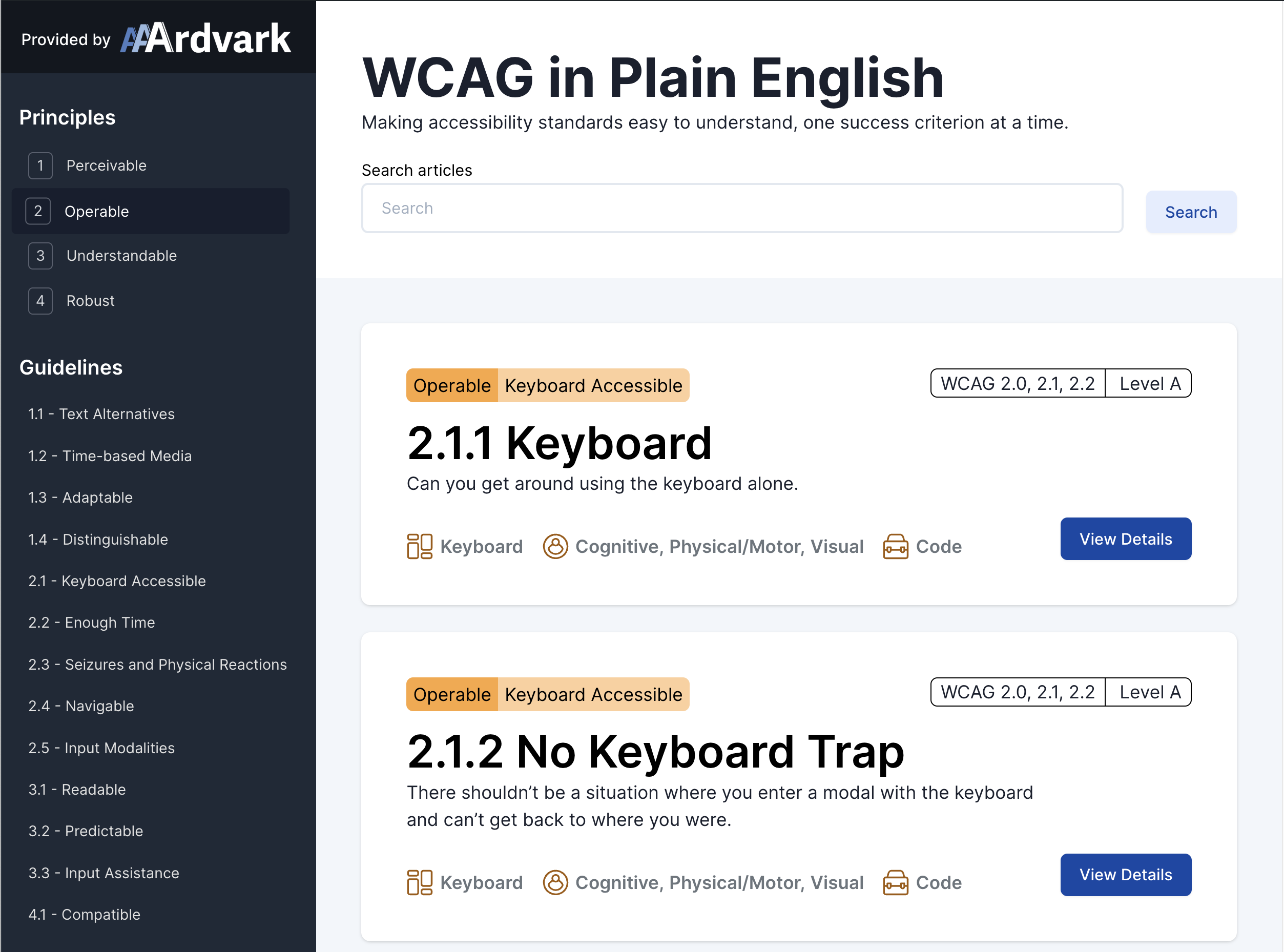 WCAG in Plain English - Web content accessibility guidelines made easy by AAArdvark media 3