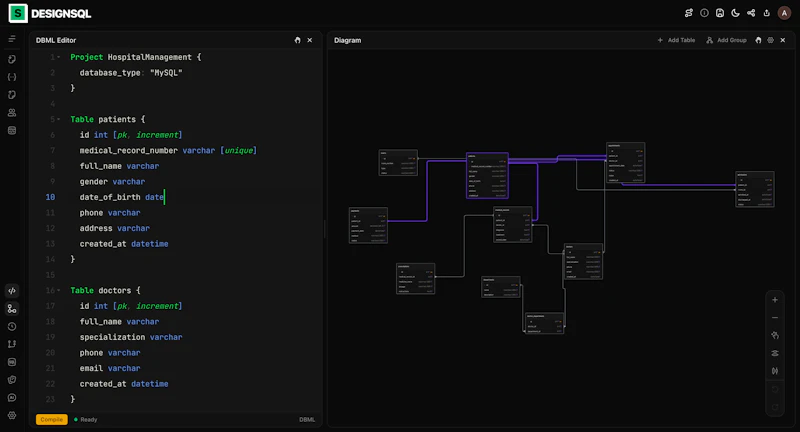 DesignSQL V2 screenshot 2