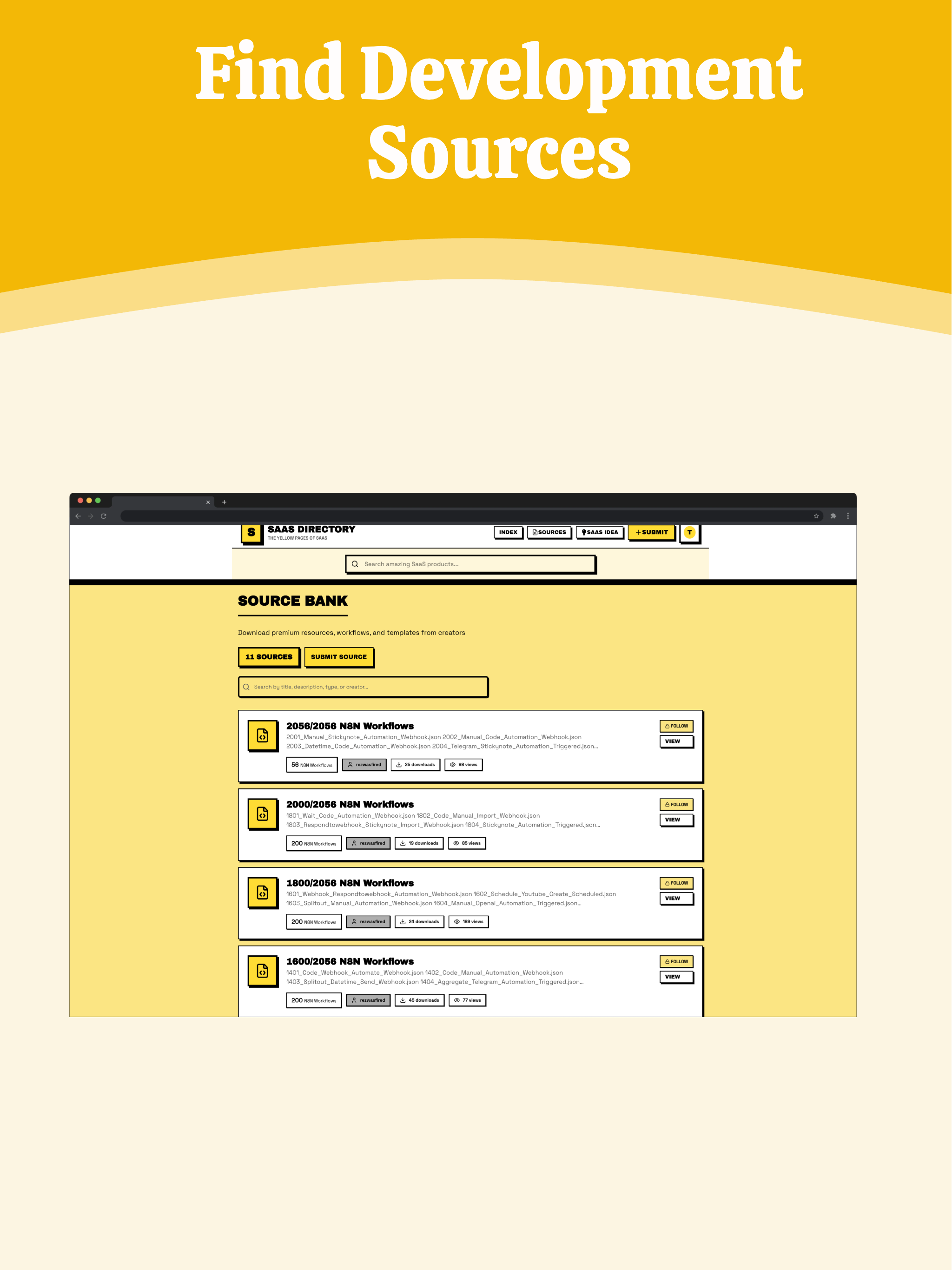 The Yellow Pages of SaaS - Screenshot 4 preview