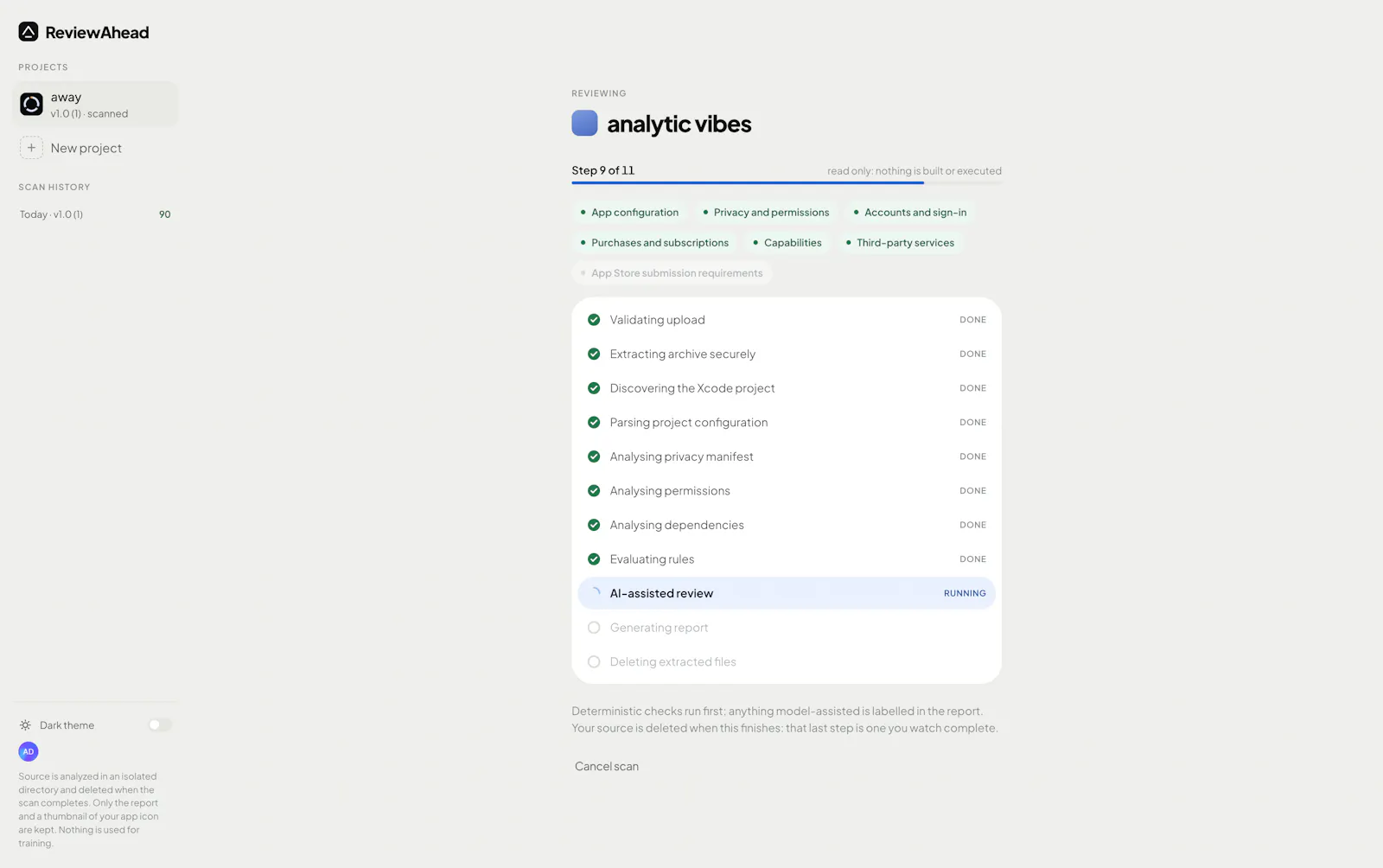 ReviewAhead screenshot 2