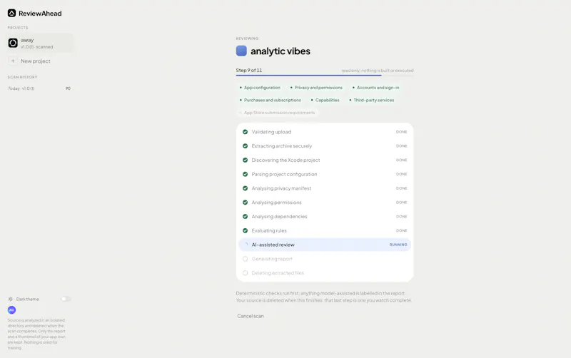 ReviewAhead screenshot 2