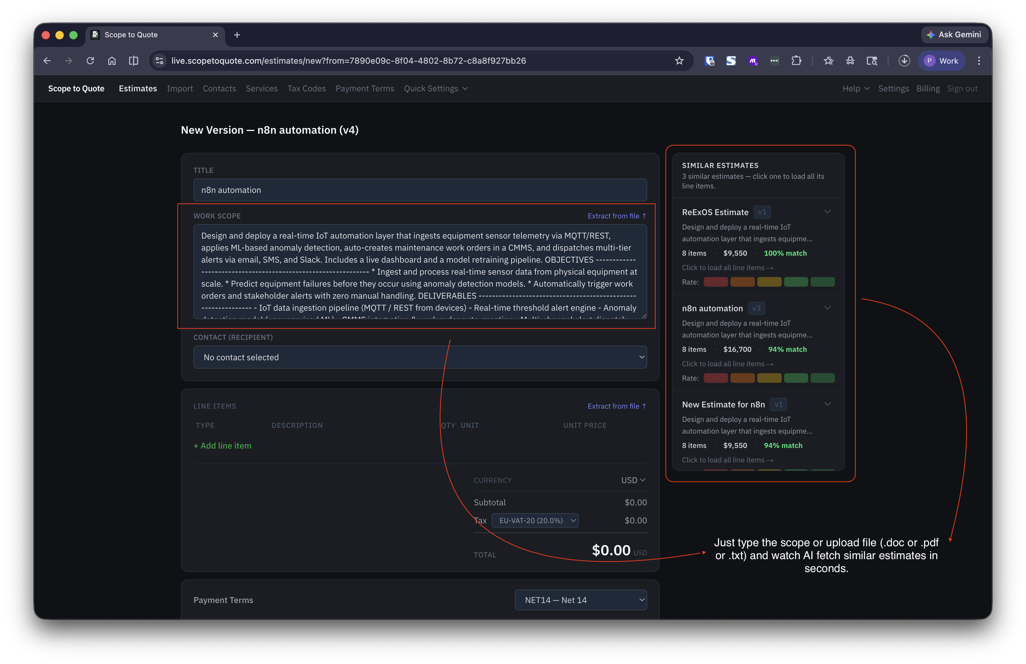 ScopeToQuote gallery image