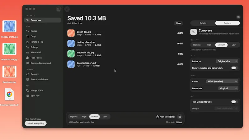 Squeezo screenshot 3