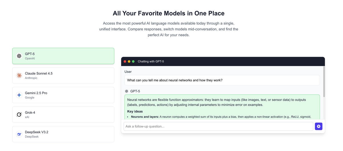LLM OneStop - Screenshot 2 preview