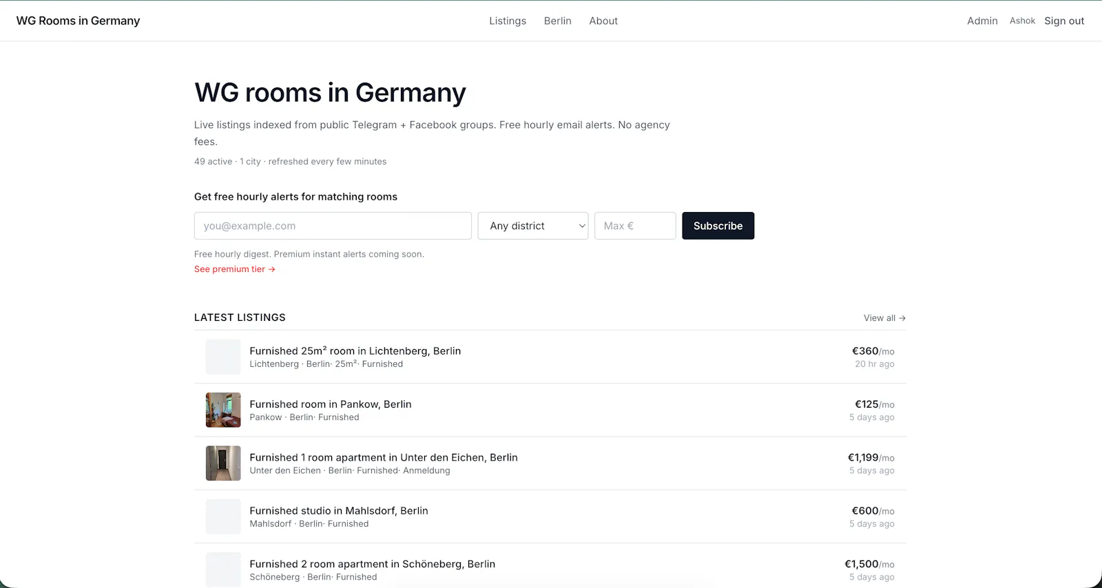 WG Rooms in Germany screenshot 1