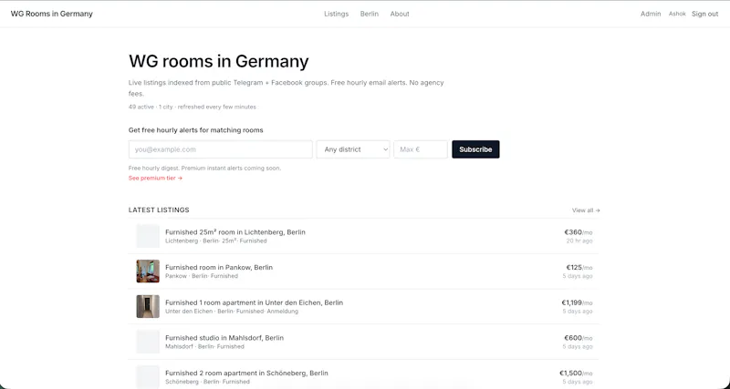 WG Rooms in Germany screenshot 1
