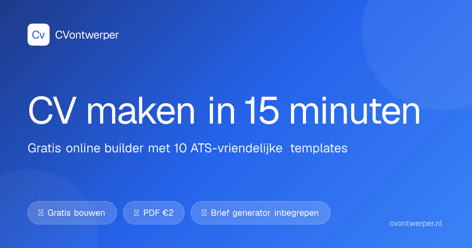 CVontwerper screenshot 1