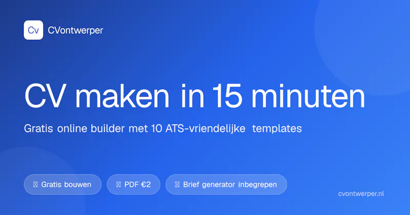 CVontwerper screenshot 1
