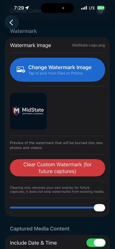 EXIFer Pro – Court-Ready Evidence Camera - Screenshot 2 showing product features and functionality