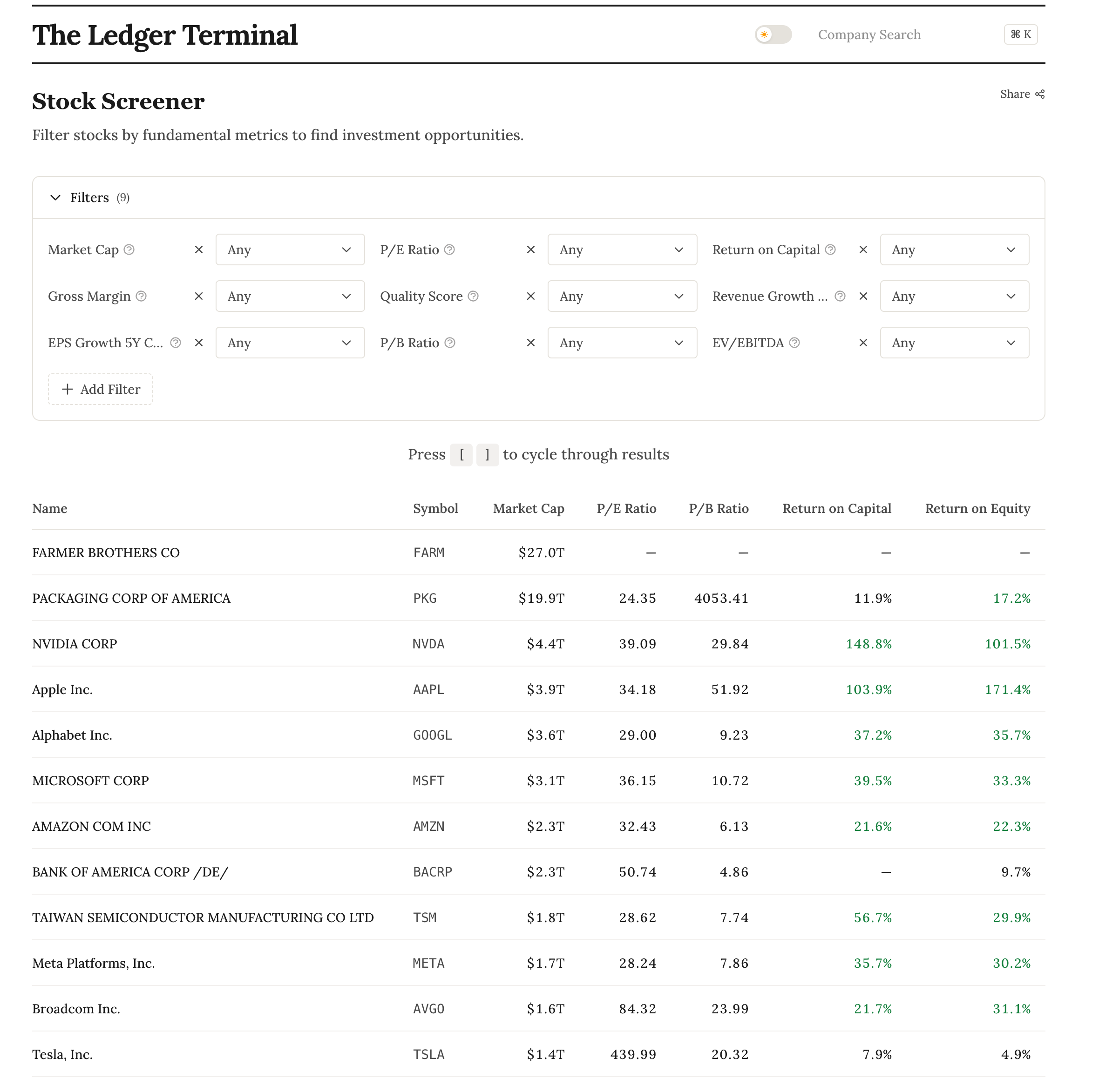 The Ledger Terminal gallery image