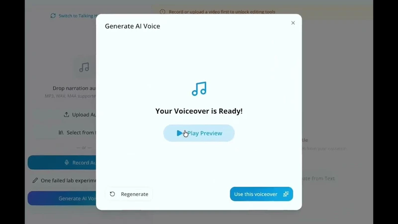 Narasi AI screenshot 1 (video preview)