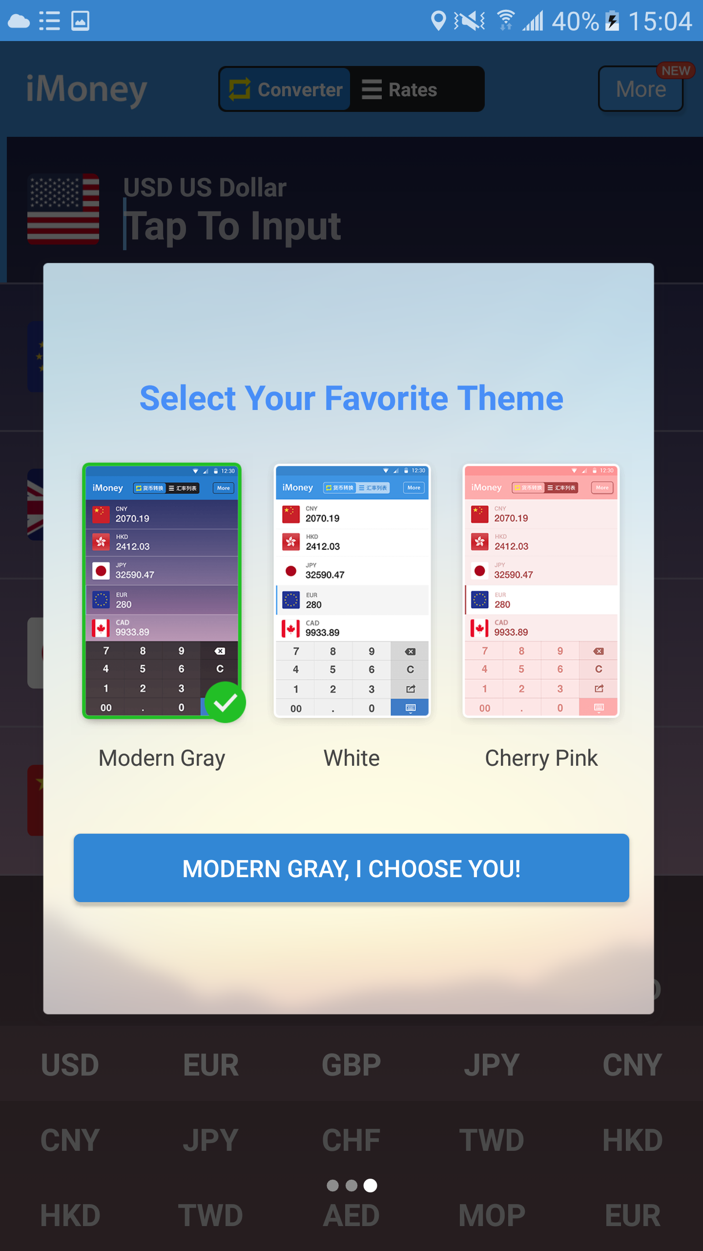 iMoney - Currency Converter for Android gallery image