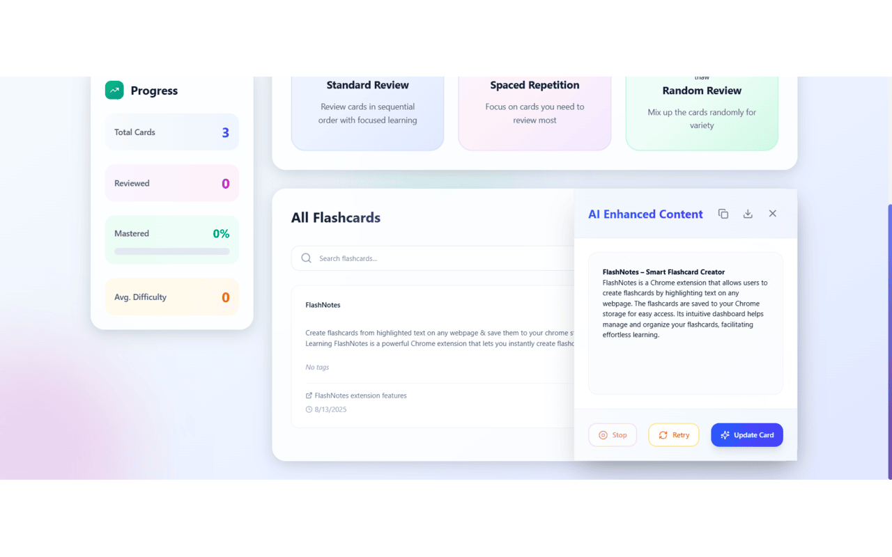FlashNote - Screenshot 2 showing product features and functionality