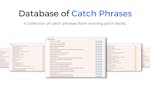 Pitch Deck Catch Phrases image