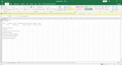 Online Work Experience Calculator gallery image